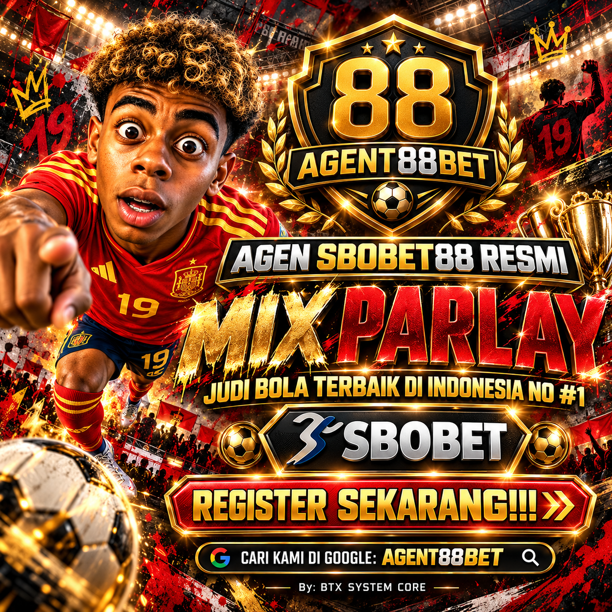 SBOBET88  Judi Bola Mix Parlay No Limit & Link Alternatif Sbobet Anti Blokir | Agen Resmi Partner Piala Dunia 2026